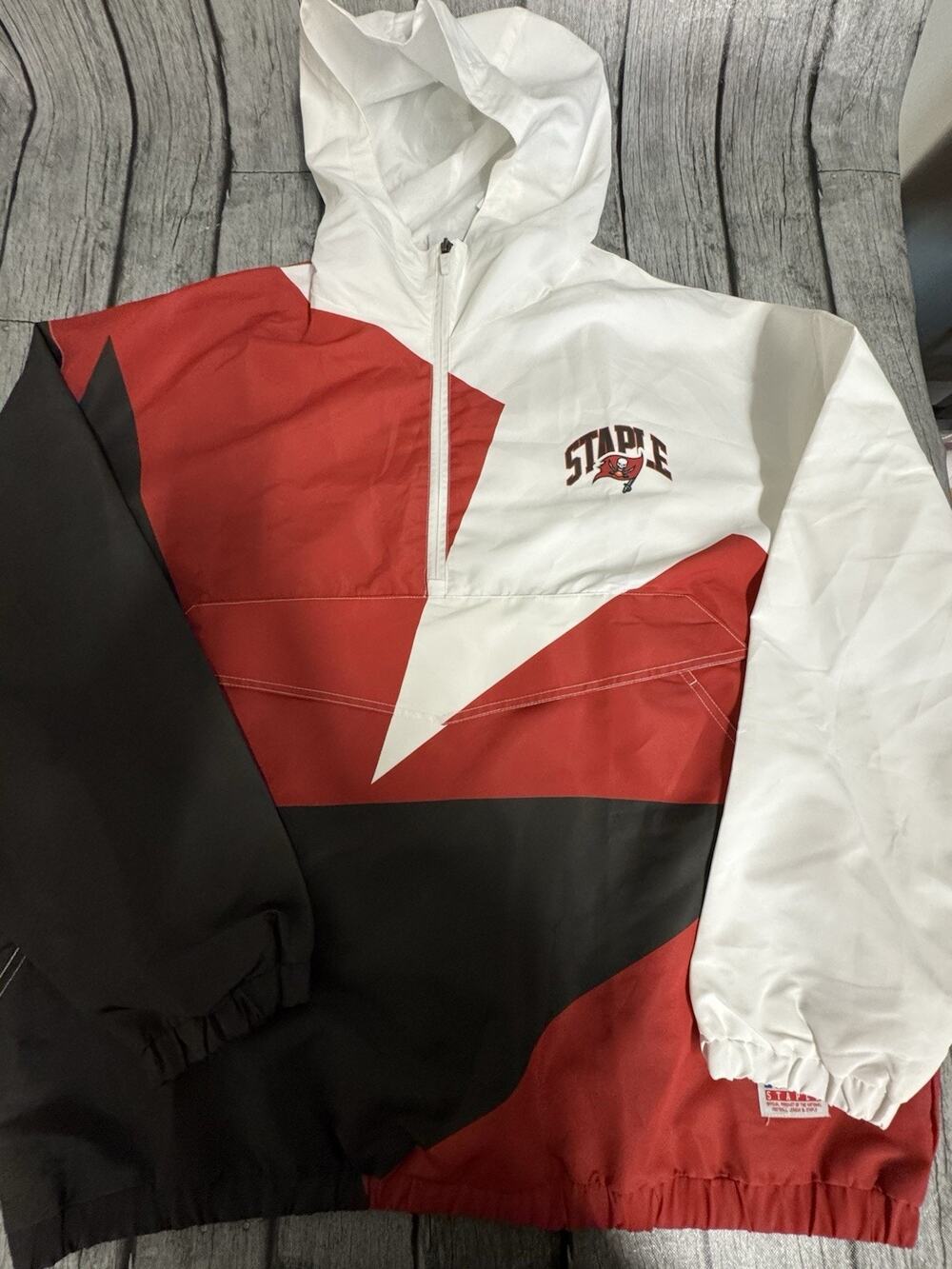 Men's NFL x Staple Tampa Bay Buccaneers Lightweight Quarter-Zip Windbreaker 3XL